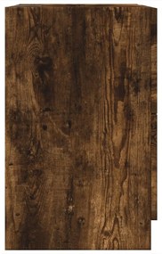 Armário de lavatório 40x37x59 cm deriv. madeira carvalho fumado