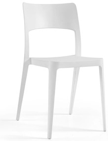 Cadeira Vanity Cinza Gelo Pastel, sem braços - Pack 40 unidades