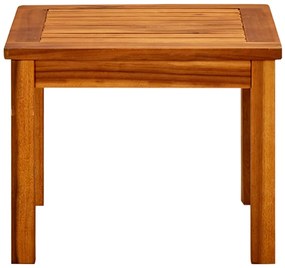 Mesa de centro p/ jardim 45x45x36 cm madeira de acácia maciça