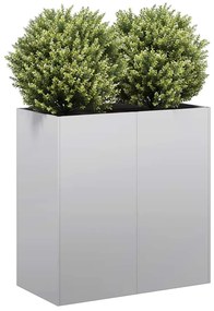 vidaXL Planter 80x40x80 cm aço galvanizado