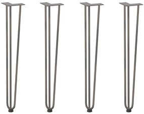 Pernas de grampo para mesas de console para mesa de console 4 peças Aç