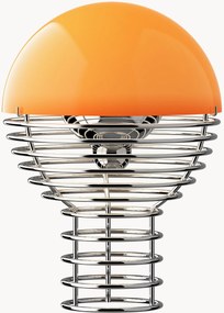 Candeeiro de mesa LED pequeno portátil e regulável Wire, Design Verner Panton