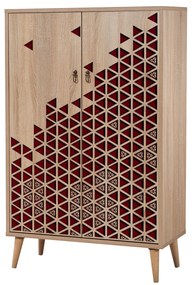Armário Multiuso Multibox – Carvalho Sonoma – 80x127x36 cm