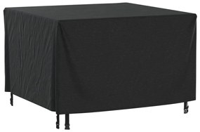 Capas móveis de jardim 2pcs 113x113x73cm impermeável 420D preto