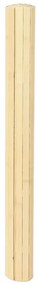 Tapete retangular 80x100 cm bambu cor natural clara