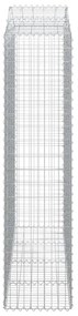 Cestos gabião arqueados 7pcs 200x50x200/220cm ferro galvanizado