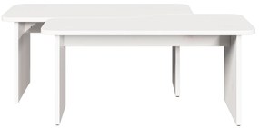 Mesa de centro 2 pcs Branco 100 x 69 x 35.5 cm