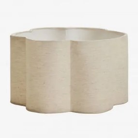Pantalla Para Lâmpada Ø45 Cm Em Algodão Philipa Crema Linho - Sklum