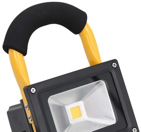 Holofote LED recarregável c/ pega 30 W branco frio
