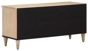 Móvel de TV 100x33x46 cm madeira de mangueira maciça