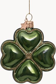 Ornamento de árvore de Natal artesanal Clover