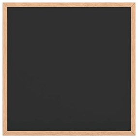 Quadro negro com estrutura em madeira de pinho maciço 40x40 cm