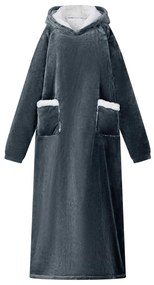 vidaXL Sweatshirt manta Azul Marinho M Fleece e Flanela