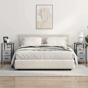 Armários de Canto 2 pcs Sonoma cinzento 30 x 48 x 61 cm