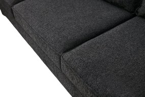 Sofá de 3 Lugares Berlin – Antracite – 220x83x91 cm