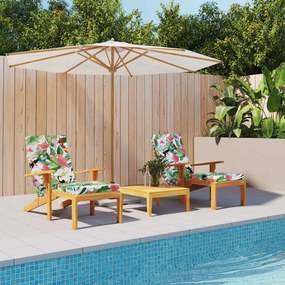vidaXL Almofadões p/ cadeira de terraço 2 pcs tecido oxford multicor