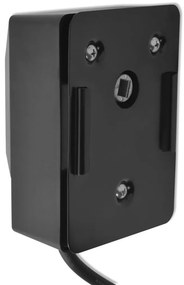 vidaXL Espeto giratório para churrasqueira com motor 4 W preto