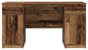 mesa vidaXL madeira antiga 140x49x76 cm madeira engenheirada