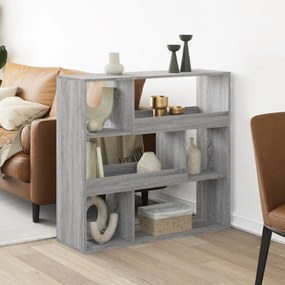 vidaXL divisória 100x33x94,5 cm derivados de madeira cinzento sonoma