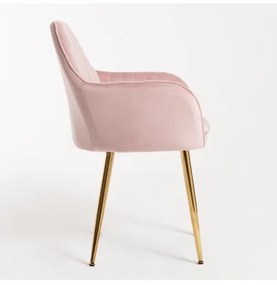 DUDECO - Cadeira Norbana Gold Rosa
