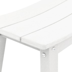 Banquetas 2 pcs Brancas HDPE