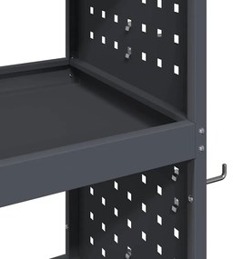Carro de Ferramentas Antracite 75 x 35 x 73 cm Metal