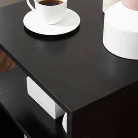 Mesa de Apoio Pietro - Preto - Design Moderno