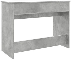 Toucador com espelho 100x45x76 cm cinzento cimento