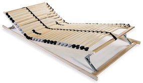 Estrado de ripas com 28 ripas 7 zonas 90x200 cm