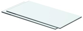 Prateleiras 2 pcs 40x15 cm vidro transparente