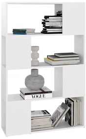 Estante/divisória 80x24x124,5 cm contraplacado branco