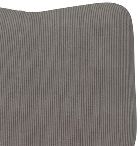 Cadeira Relaxante vidaXL Cinza Claro em Veludo