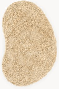 Tapete de pelo comprido com forma orgânica Tully