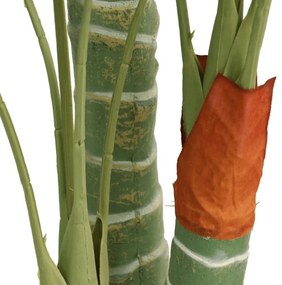 Palmeira artificial com 3 troncos 120 cm PP verde