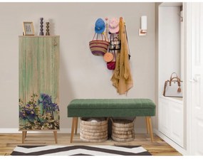 Conjunto de Mobiliário de Entrada Filinta – Sonomo Verde – Armário: 50