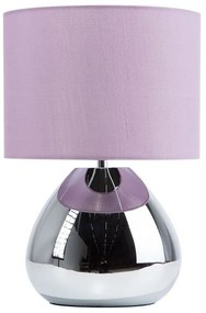 Candeeiro de mesa 33 cm violeta RONAVA Beliani