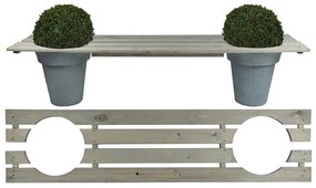 421292 Esschert Design Planter Bench 180 cm NG71