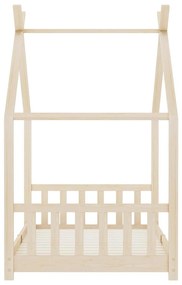 Estrutura de cama para crianças 90x200 cm pinho maciço