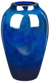 Vaso de terracota azul 37 cm OCANA Beliani