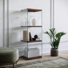 Estante R301 - Nogueira - 40x120x35 cm