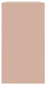 Aparador 99x39x73 cm aço rosa