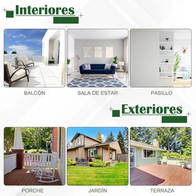 Outsunny Mesa estilo industrial mesa de entrada com prateleiras 80x20x75 cm Madeira