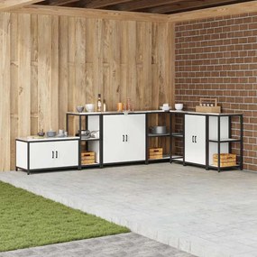 vidaXL Prateleira de Armazenamento de Cozinha Branco 60 x 50 x 92 cm