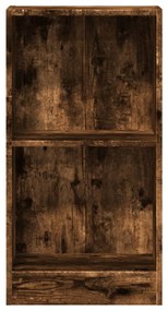 Estante 40x24x76 cm derivados de madeira carvalho fumado