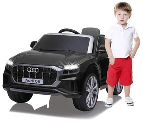 Carro elétrico infantil bateria 12V Audi Q8 Preto