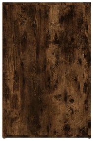 Secretária 100x49x75 cm derivados madeira cor carvalho fumado