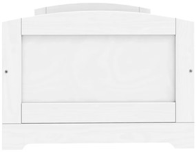 Sofá-cama com 5 gavetas 90x200 cm madeira de pinho maciça IRUN
