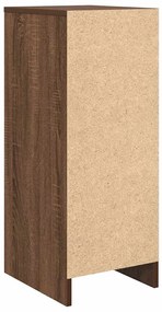 Sapateira 29,5x34x76 cm derivados de madeira carvalho castanho