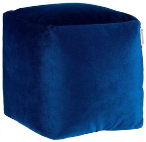 Puff Azul Poliéster Poliestireno (30 X 30 X 30 cm)
