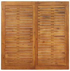 Conjunto de Jantar para Jardim 5 pcs Preto 110 x 110 x 75 cm